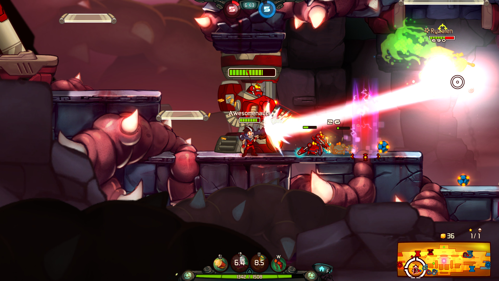 Awesomenauts screenshot 4